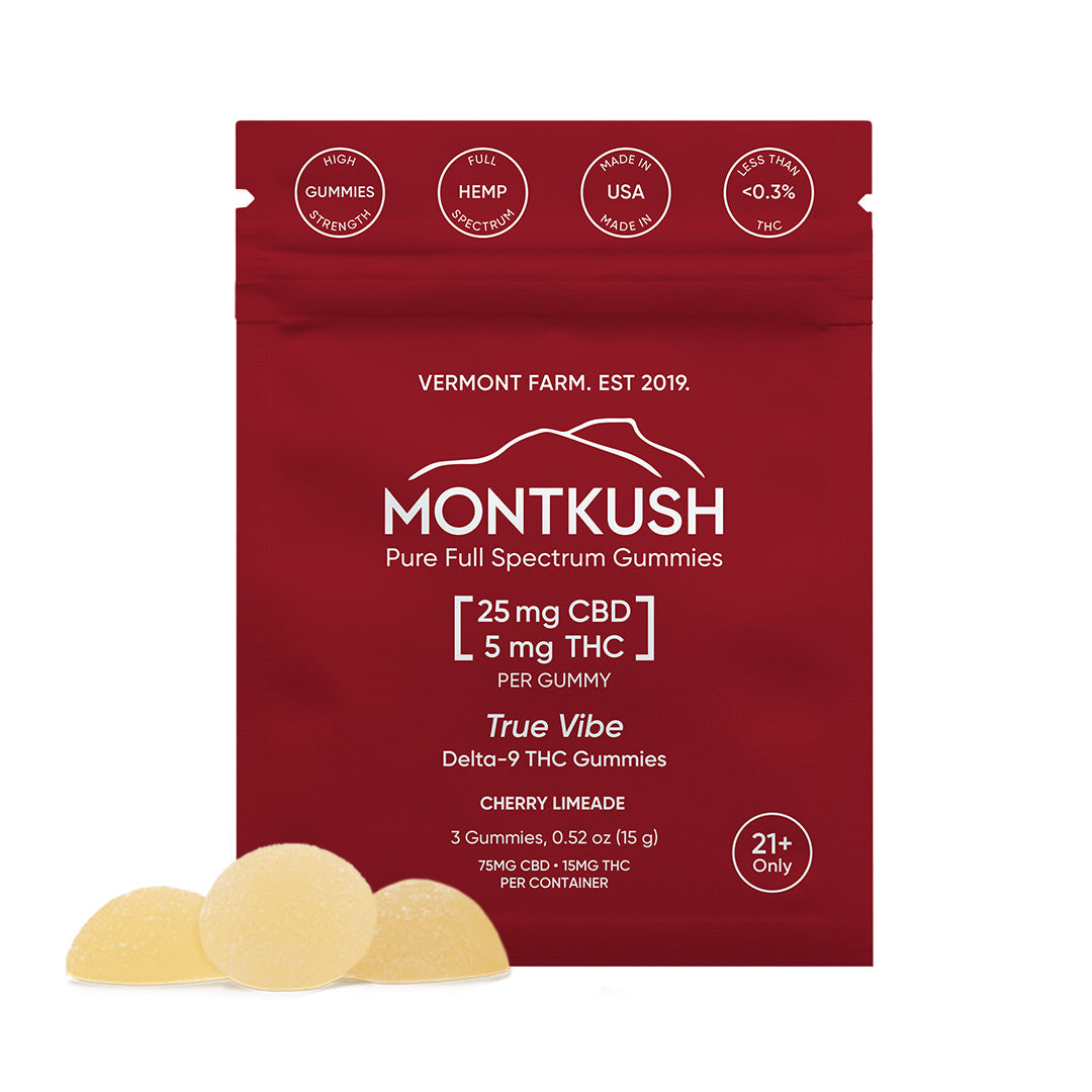 True Vibe Delta-9 THC Gummies - Cherry Limeade