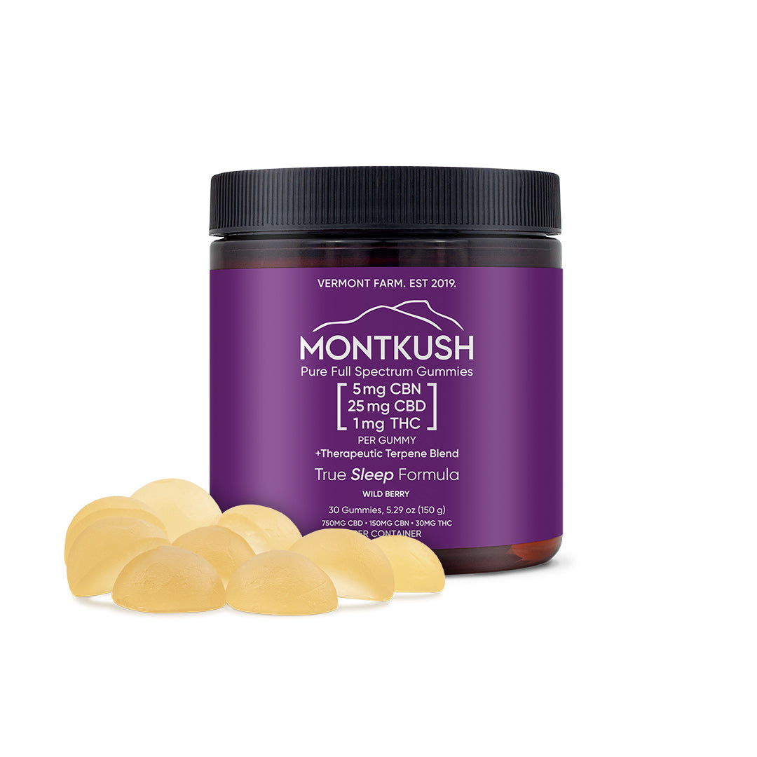 True Sleep Full Spectrum CBN + CBD Sleep Gummies