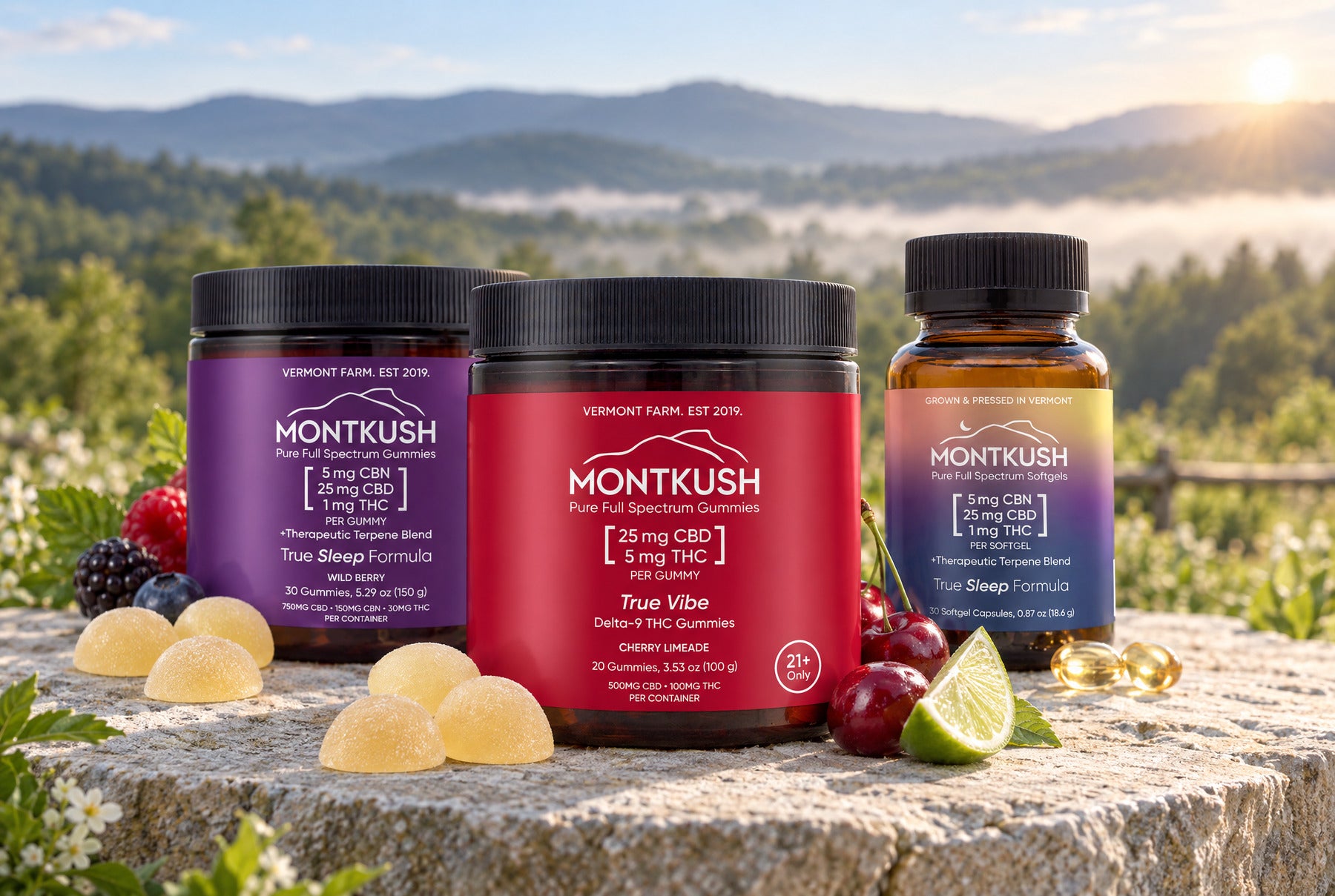 MONTKUSH Final Batch collection still life