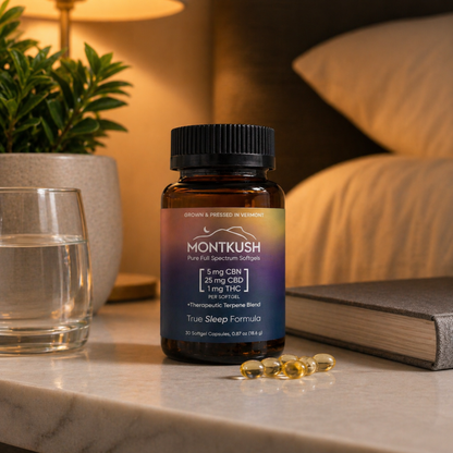 True Sleep Full Spectrum CBN, CBD & THC Softgels