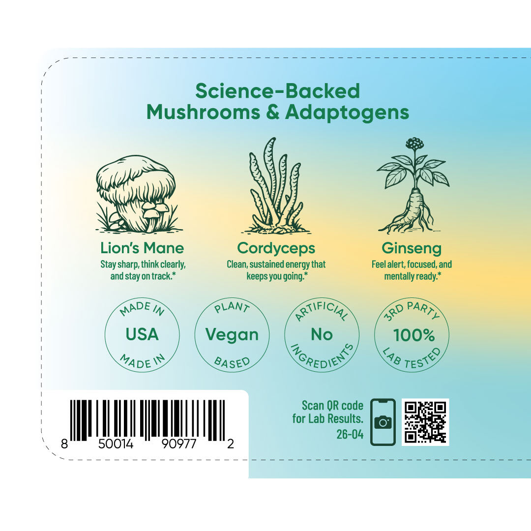 CappyRoots Focus Gummies (Powered by MONTKUSH)