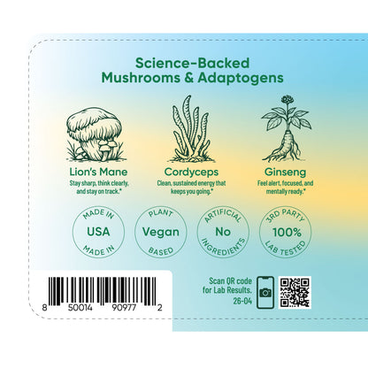 CappyRoots Focus Gummies (Powered by MONTKUSH)