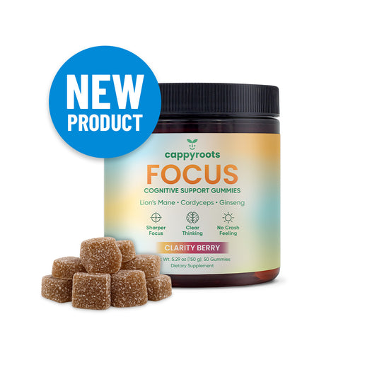 CappyRoots Focus Gummies (Powered by MONTKUSH)