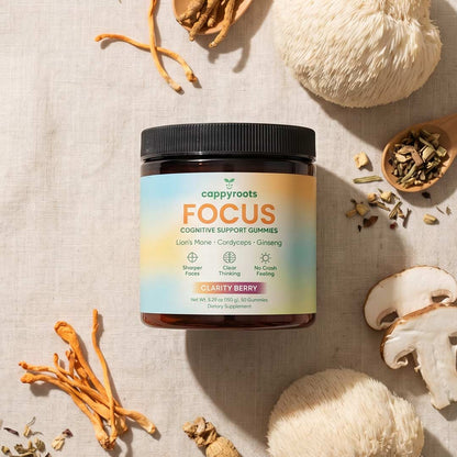 CappyRoots Focus Gummies (Powered by MONTKUSH)
