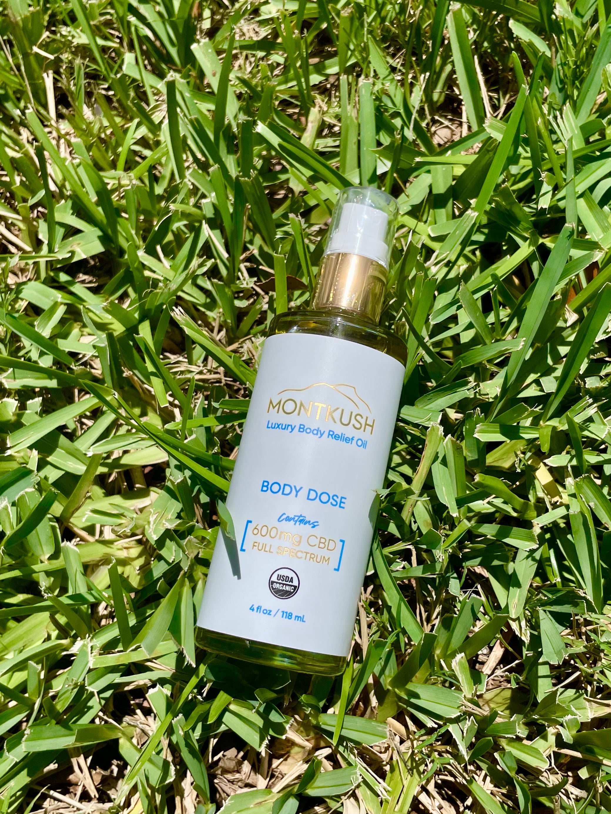 CBD Body Dose Massage Oil | Hemp Body Oil | MONTKUSH