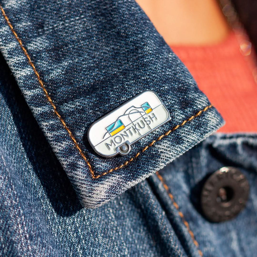 Limited Edition MONTKUSH Airstream Enamel Pin - Soft Enamel