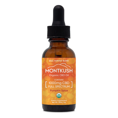 Pumpkin Spice Whole Flower Extract CBD Oil - 1000mg