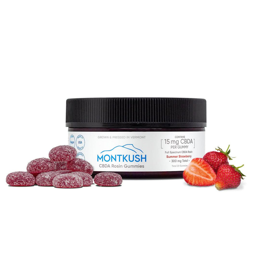 Pure Full Spectrum CBDA Rosin Gummies - 15mg per gummy / 20-count