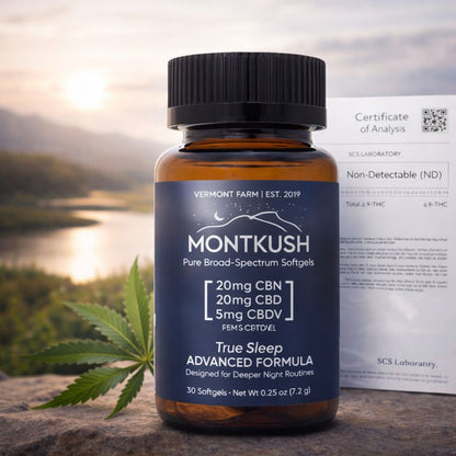 True Sleep Advanced Formula Broad-Spectrum CBN & CBD Softgels