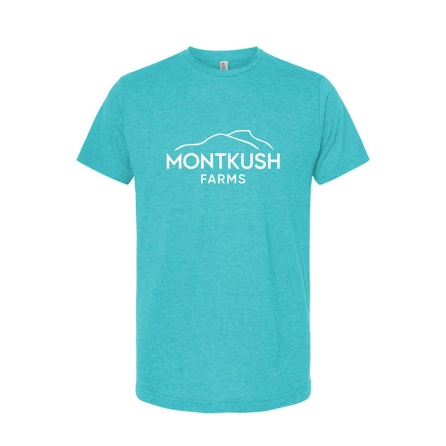 MONTKUSH Farms Signature Tee - Blue - Blue / S