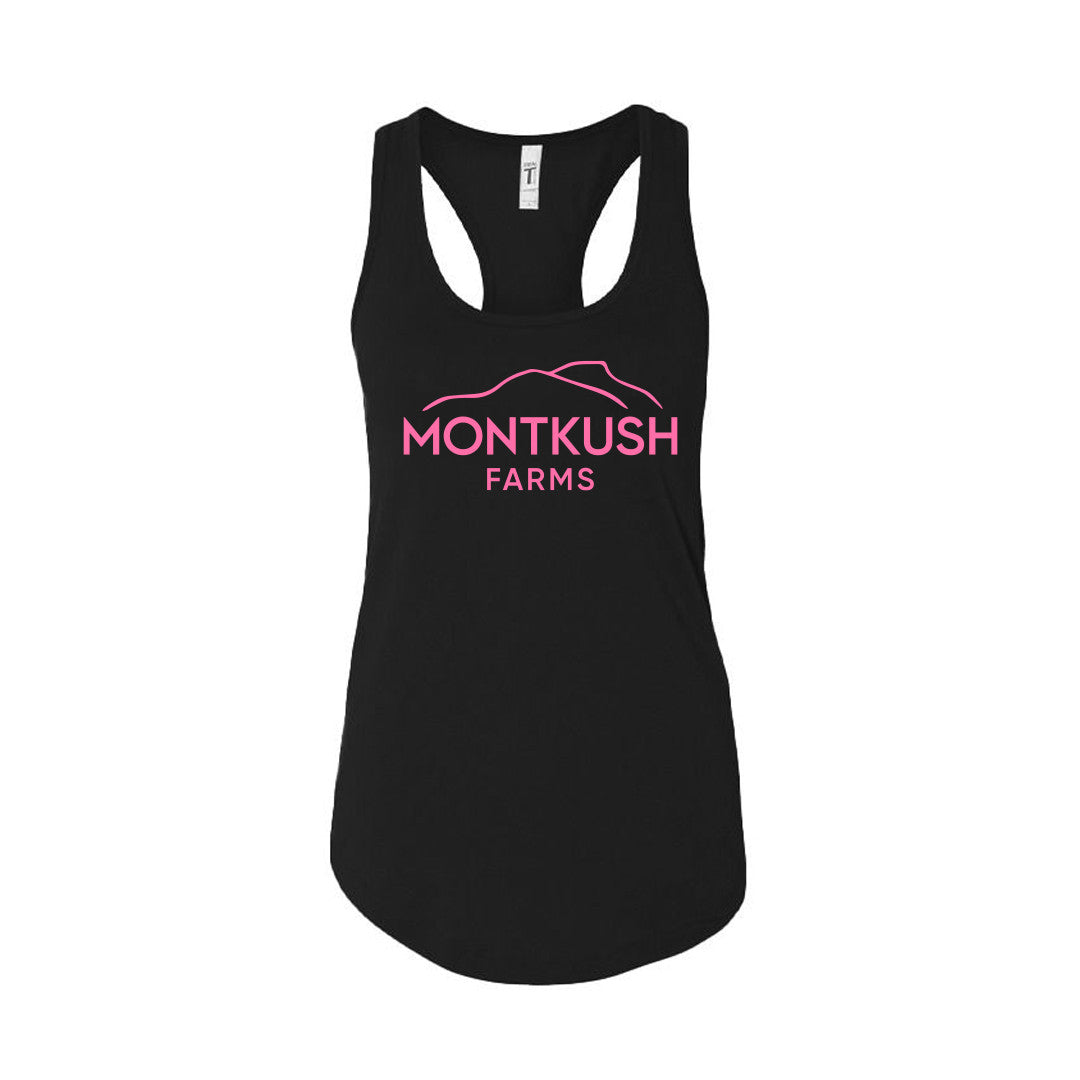 MONTKUSH Farms Women's Racerback Tank - Black