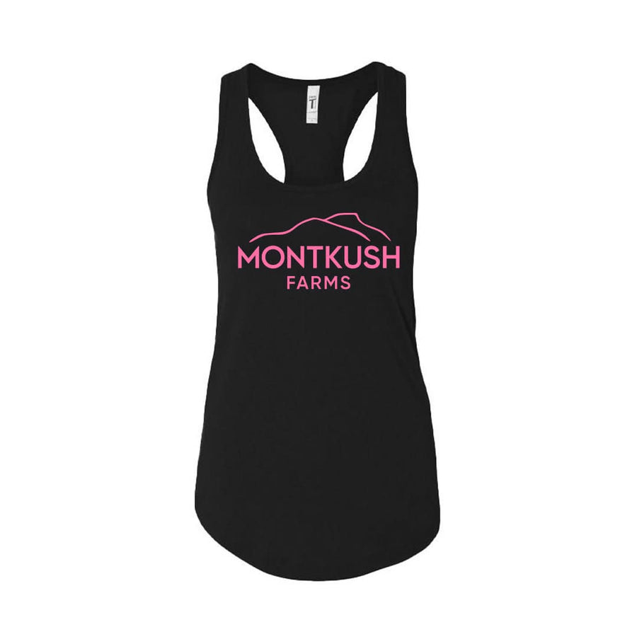 MONTKUSH Farms Women's Racerback Tank - Black - Black / M