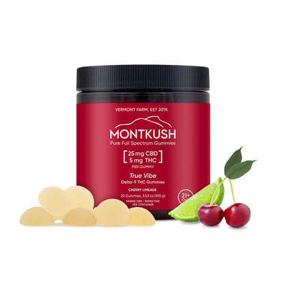 True Vibe Delta-9 THC Gummies - Cherry Limeade