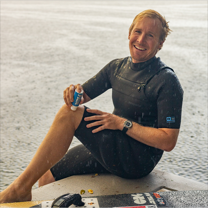 Pro big wave surfer