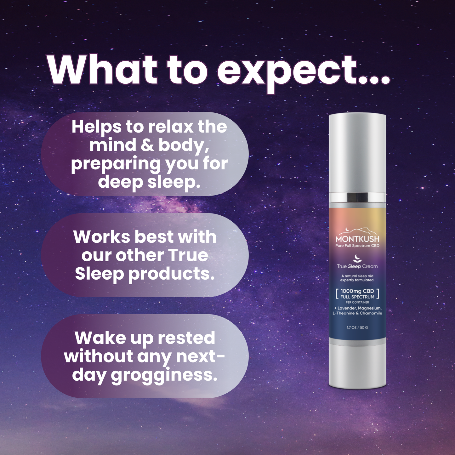 True Sleep CBD Cream - 1000mg