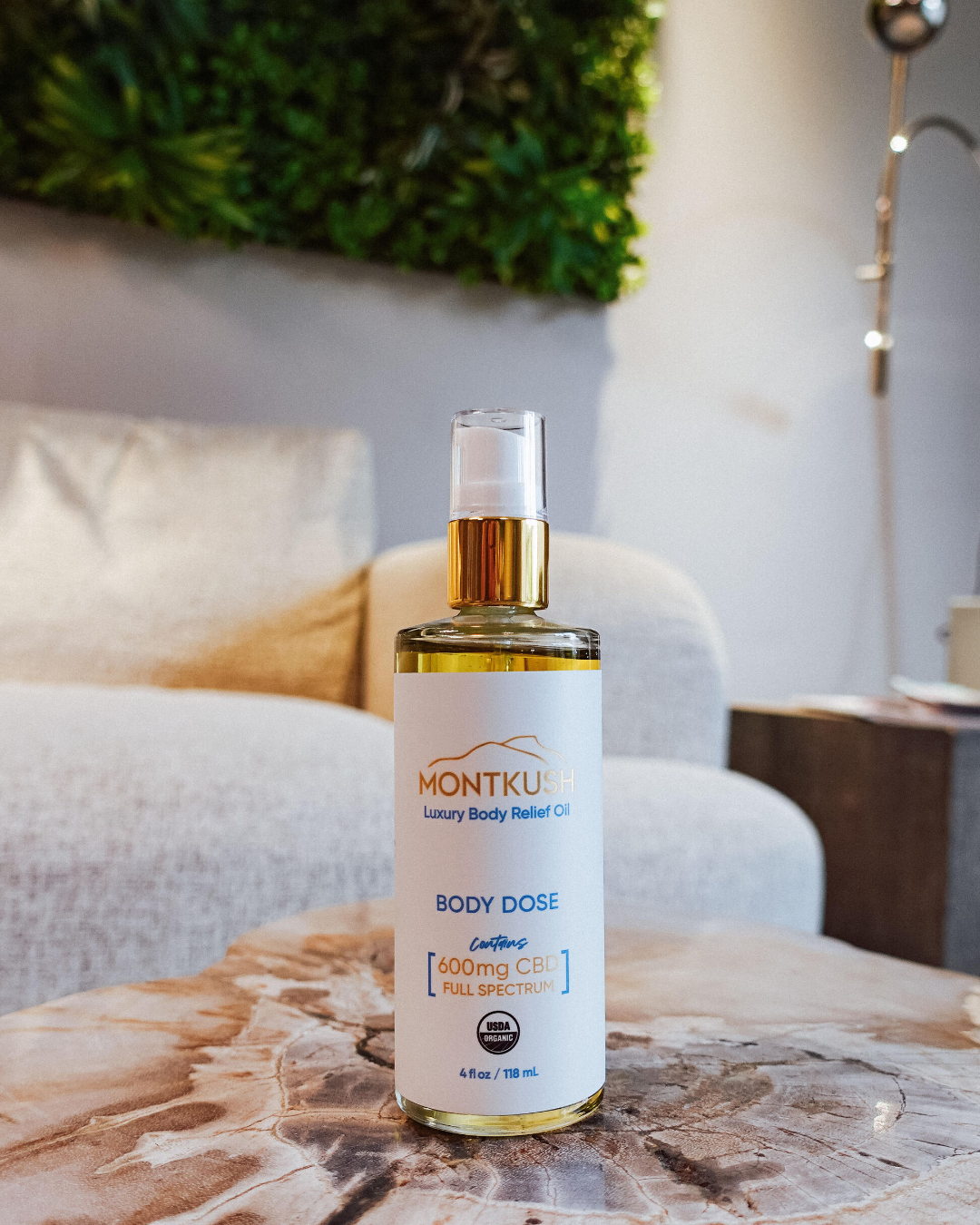 CBD Body Dose Massage Oil | Hemp Body Oil | MONTKUSH