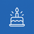 Birthday cake reward icon