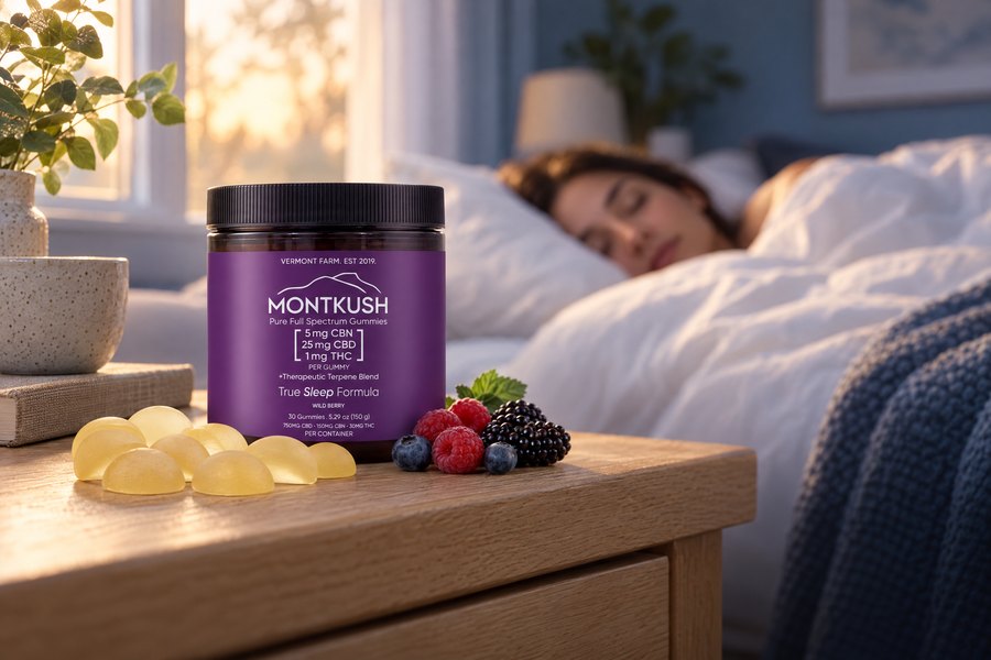 A peaceful bedtime wellness routine